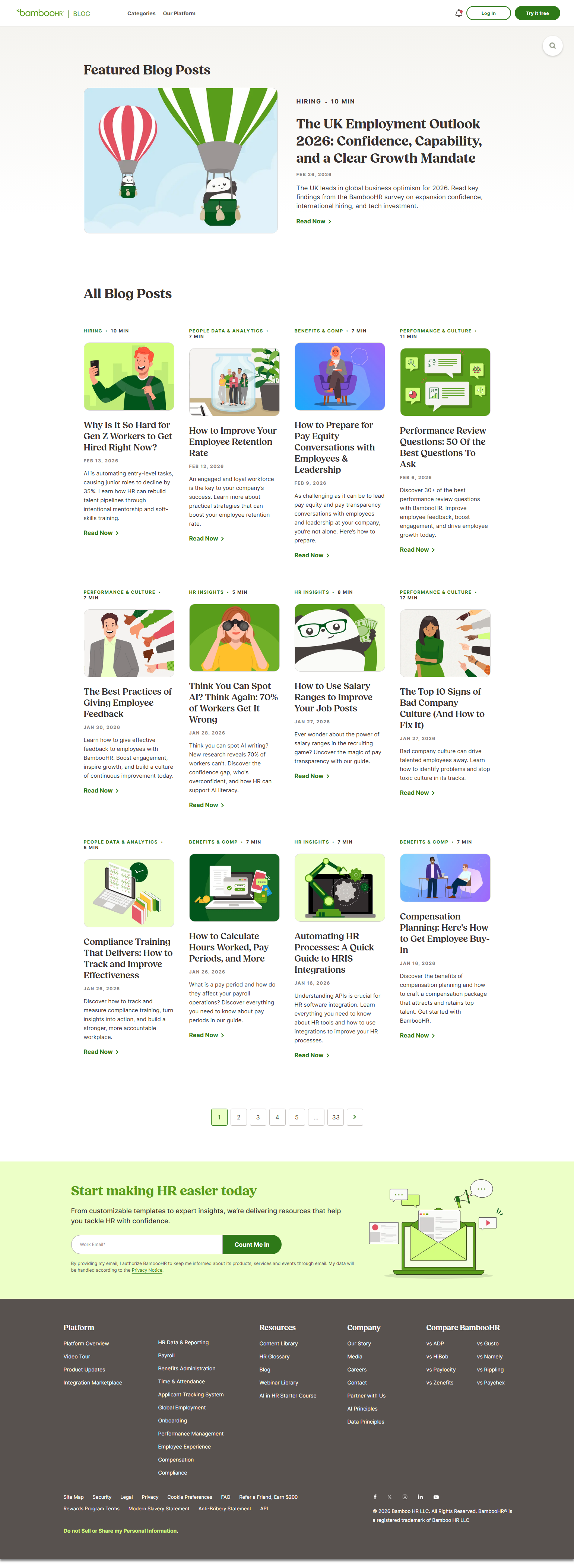 Blog Index @BambooHR