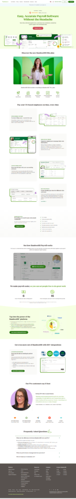 Product Page @BambooHR