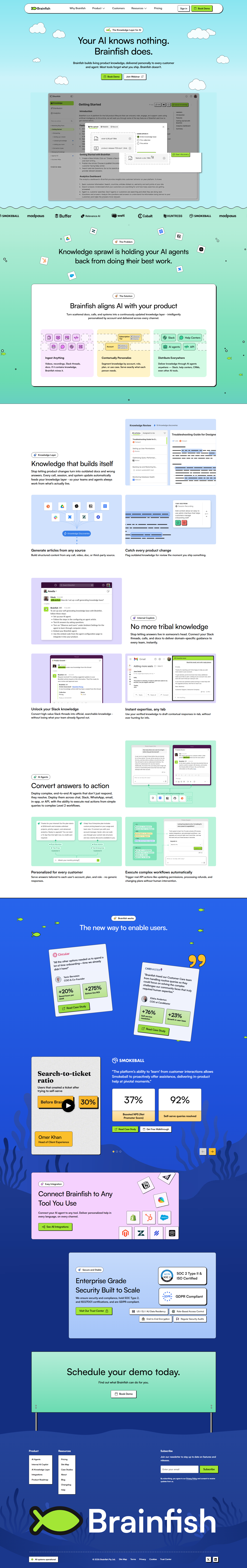 Landing Page @Brainfish
