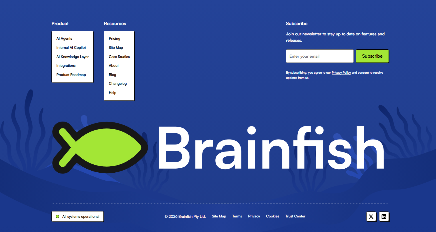 Footer @Brainfish