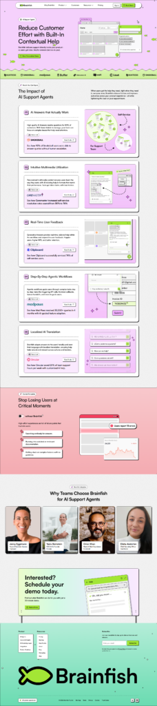 Product Page @Brainfish