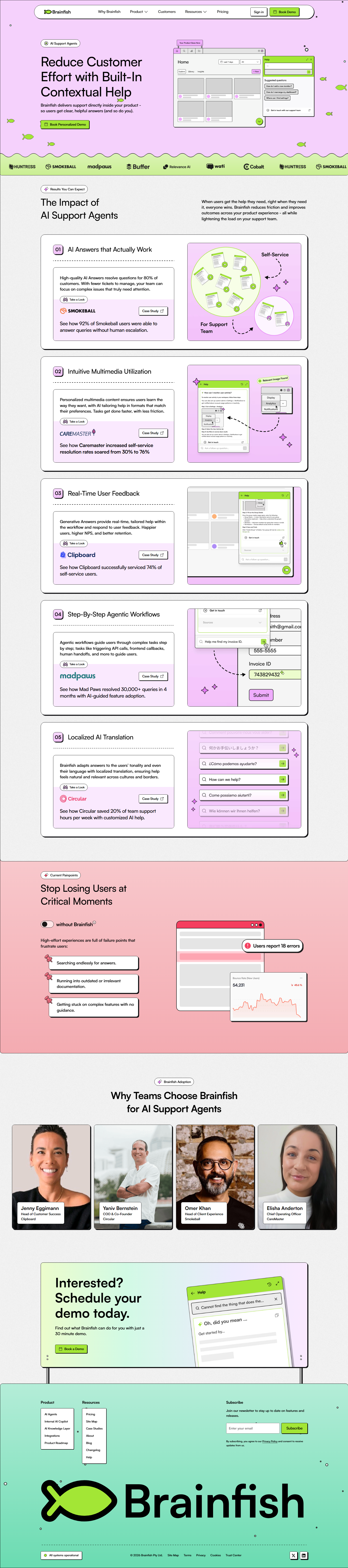 Product Page @Brainfish