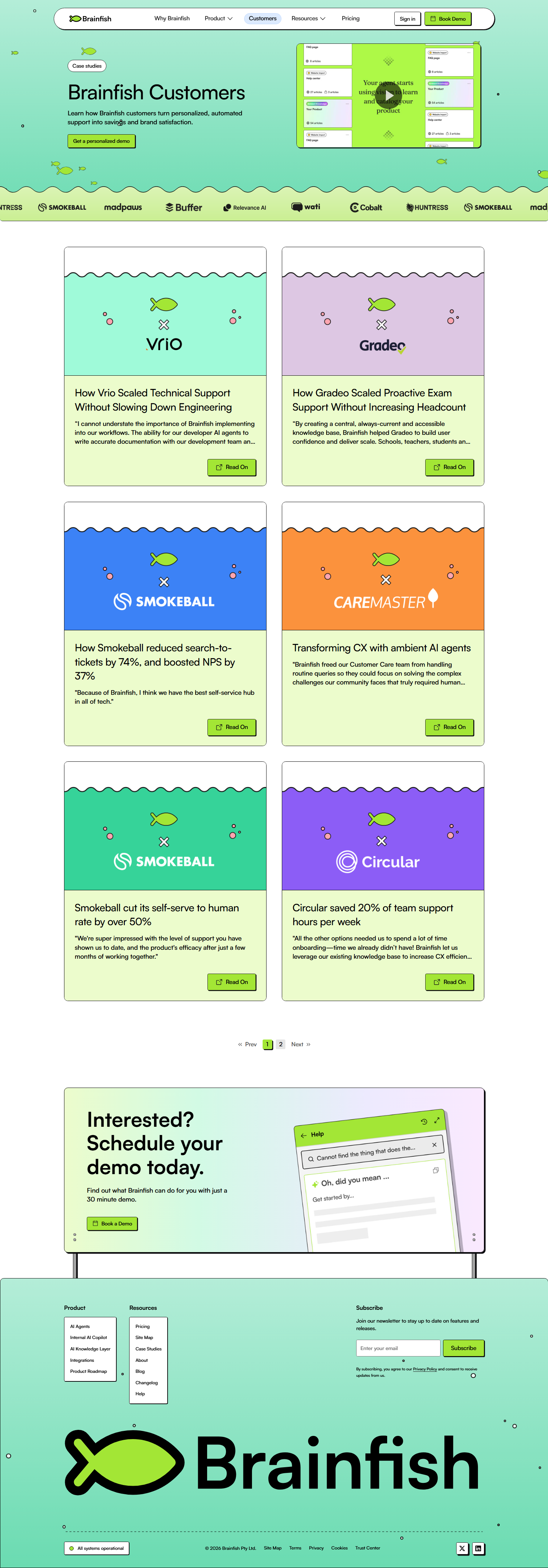 Case Study Index @Brainfish