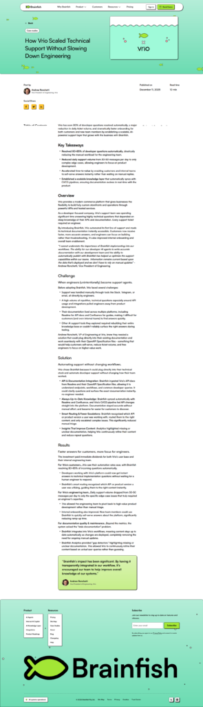 Case Study @Brainfish