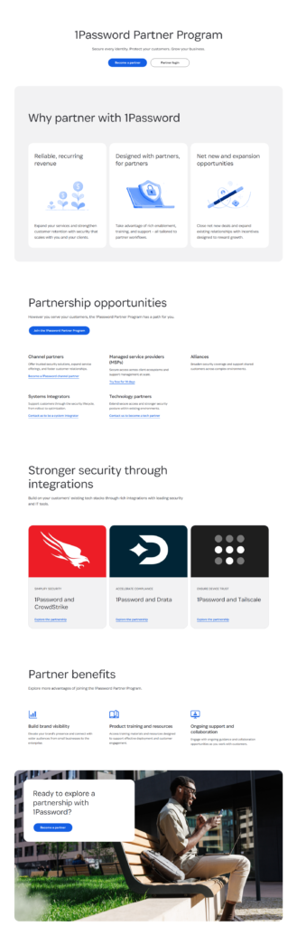 Integrations @1Password