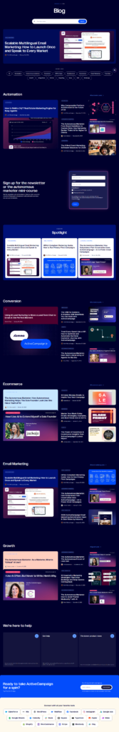 Blog Index @ActiveCampaign