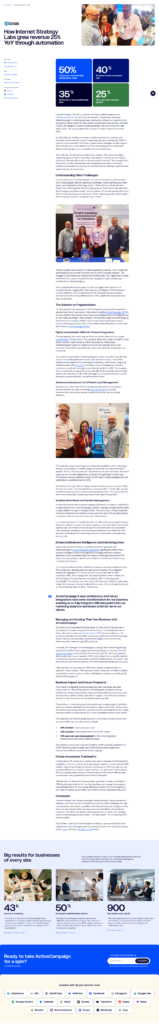 Case Study @ActiveCampaign