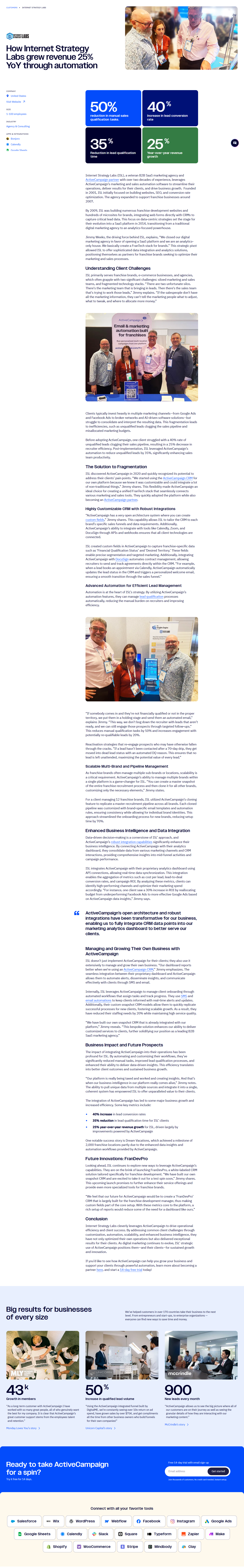 Case Study @ActiveCampaign