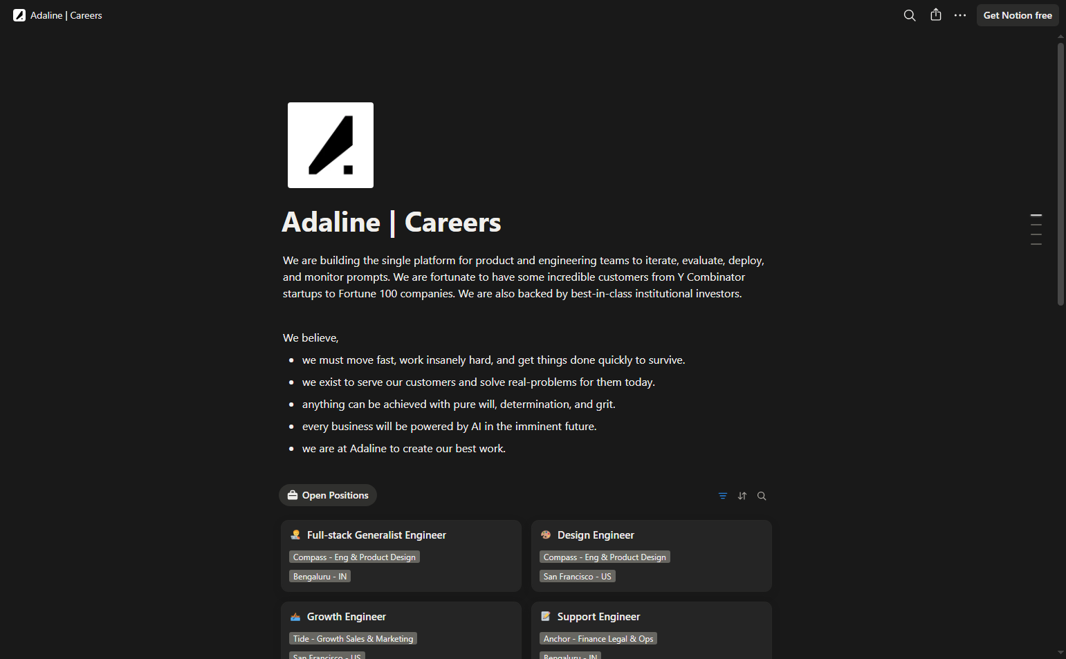 Careers @Adaline