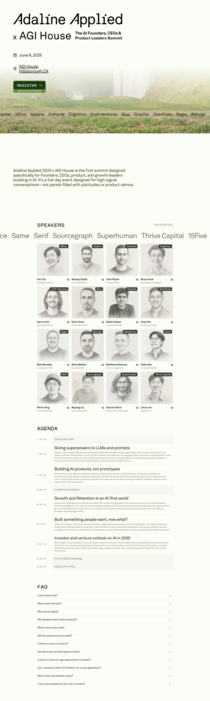 Events / Webinars @Adaline