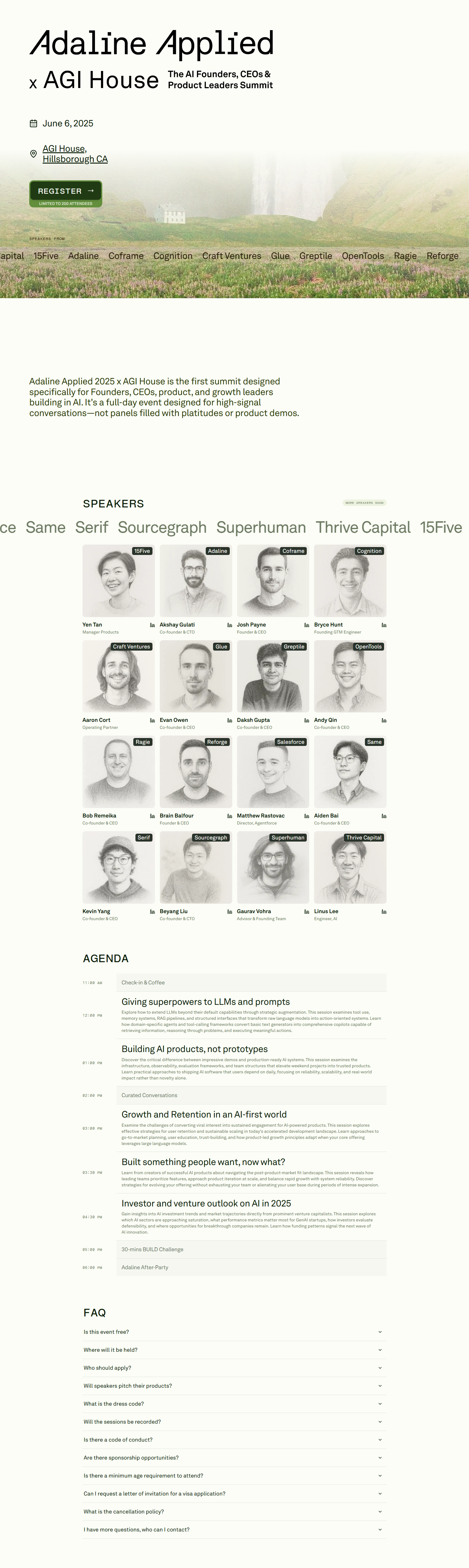 Events / Webinars @Adaline