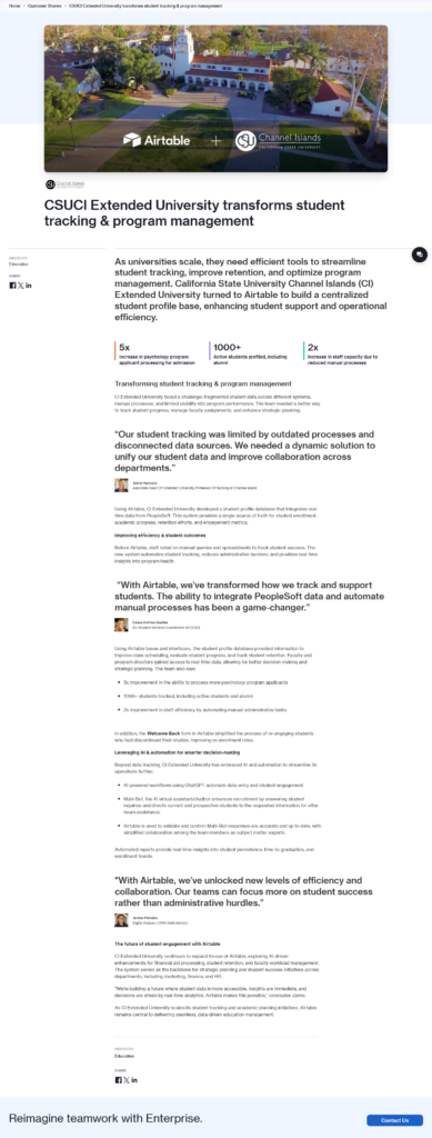 Case Study @Airtable