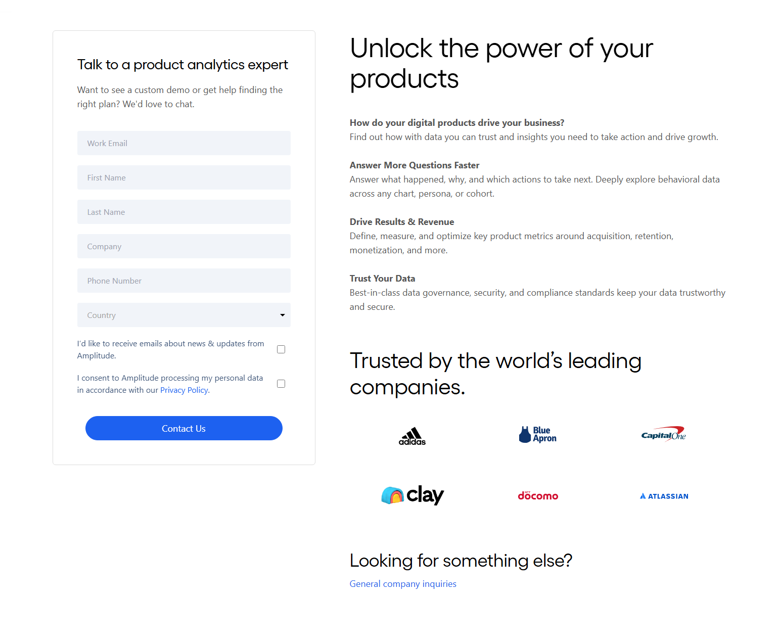 Contact Sales @Amplitude