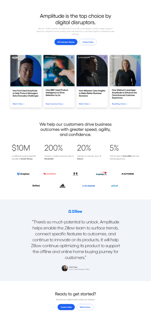 Case Study Index @Amplitude
