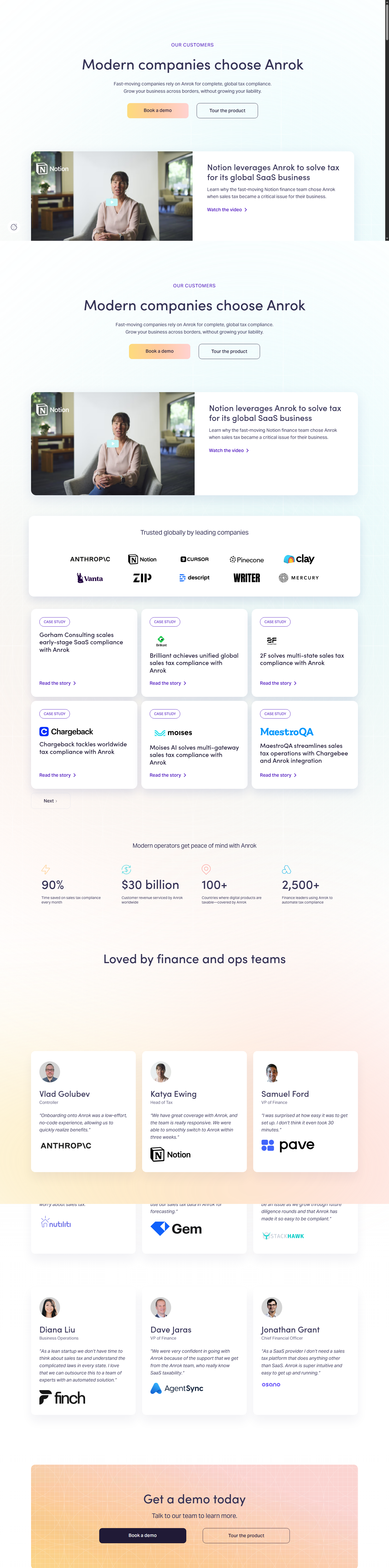 Case Study Index @Anrok