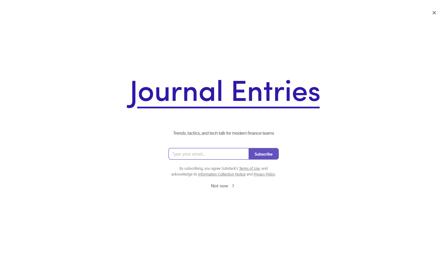Newsletter Signup @Anrok