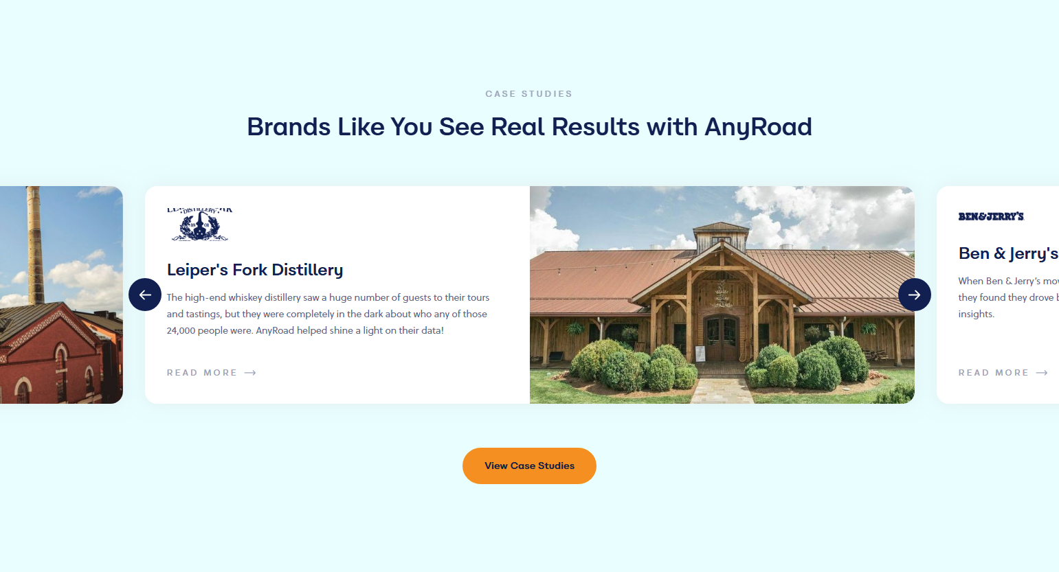 Testimonials Section @AnyRoad