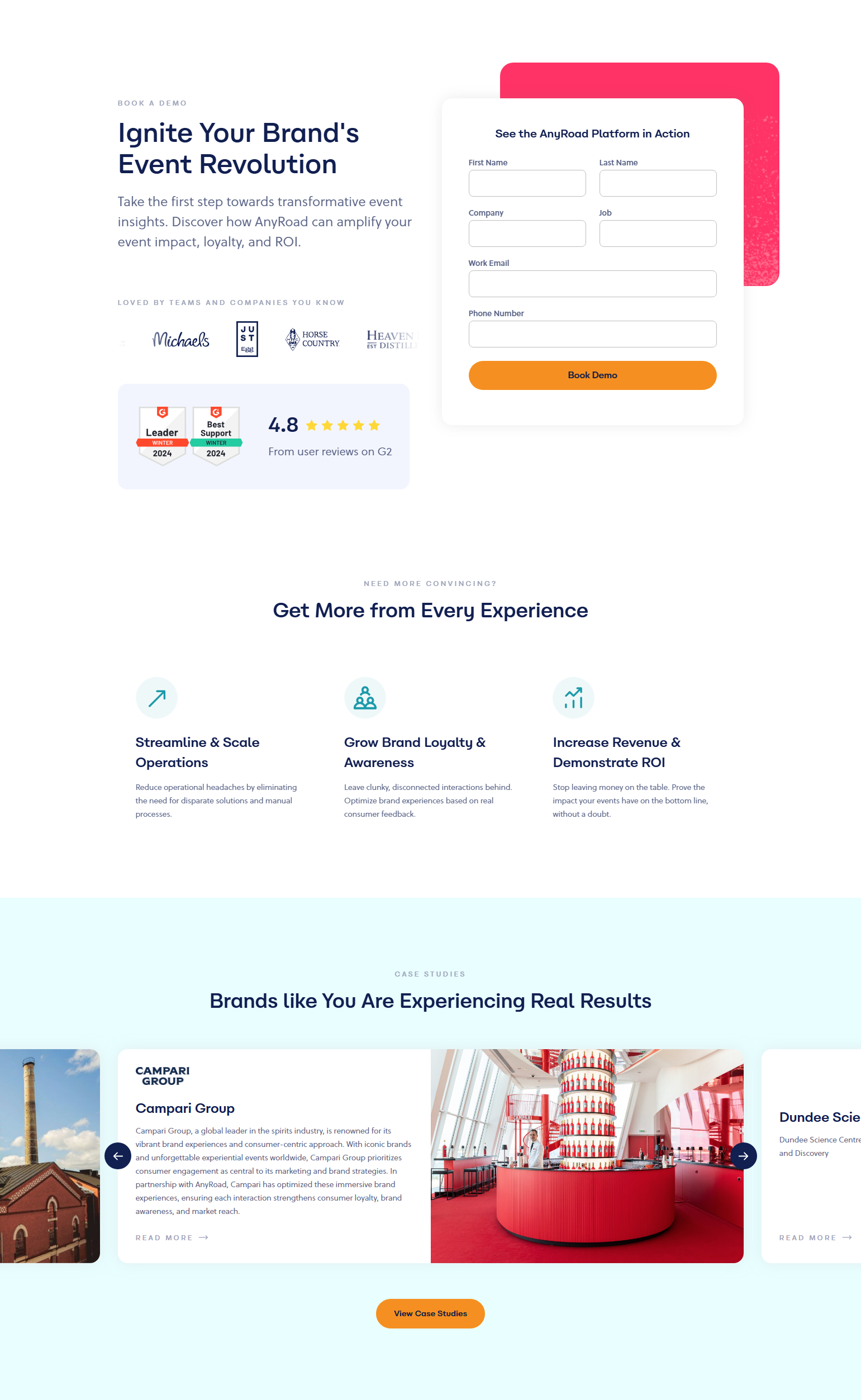 Contact Sales @AnyRoad