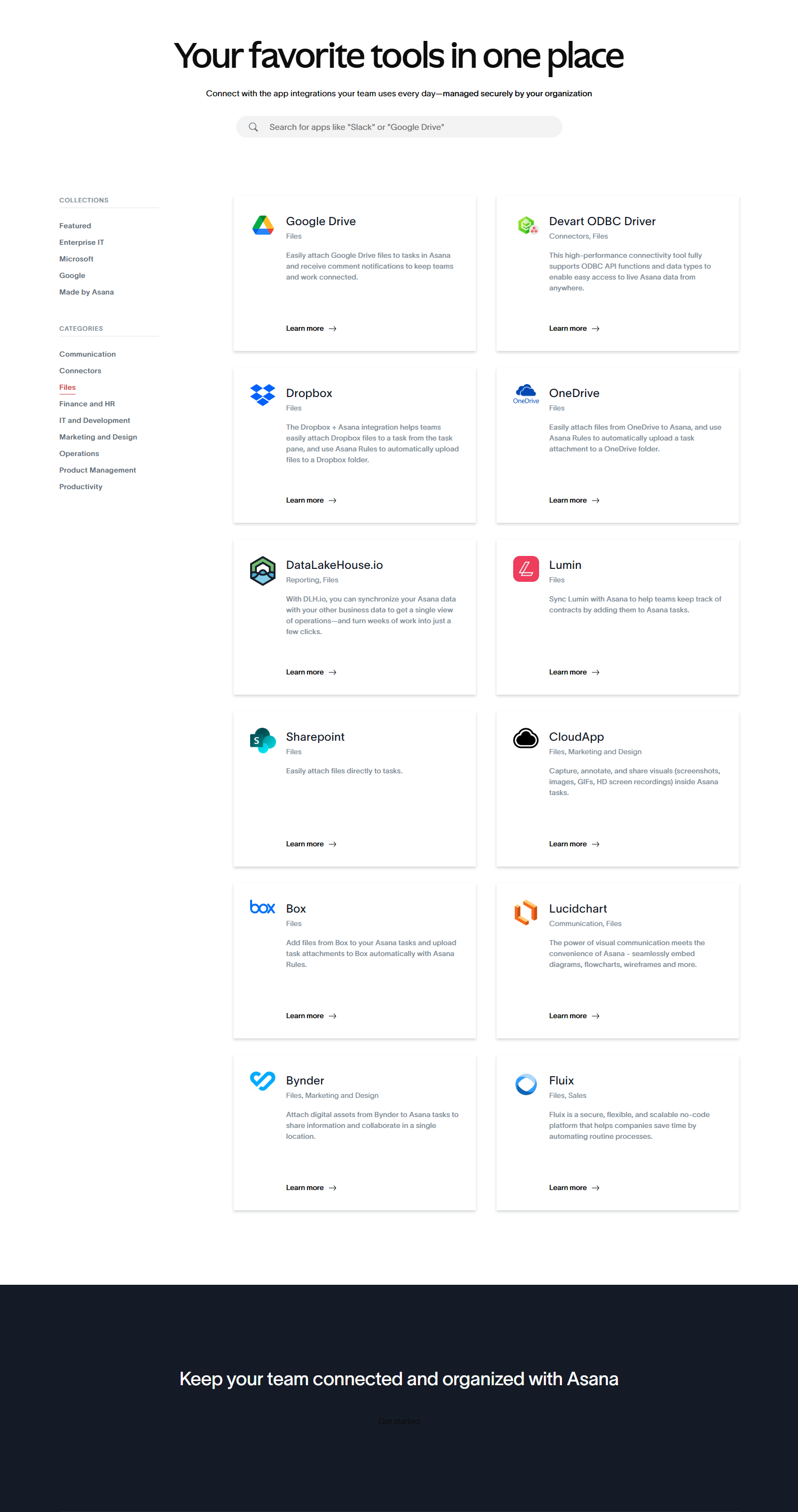 Integrations @Asana