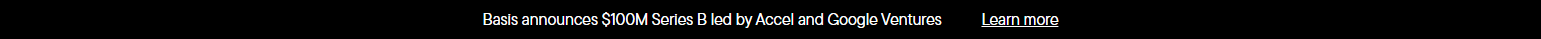 Annoucement Banner @Basis