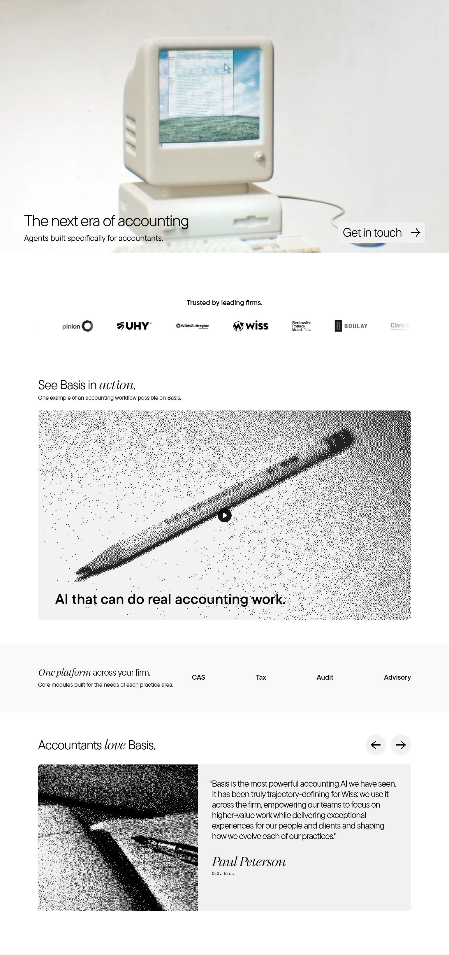 Landing Page @Basis
