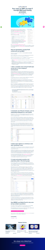 Blog Post @BetterCloud