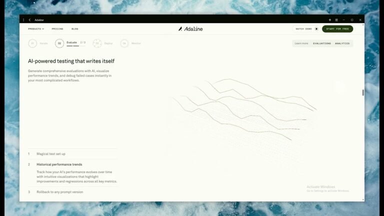 Landing Page Scroll Parallax Animation @Adaline