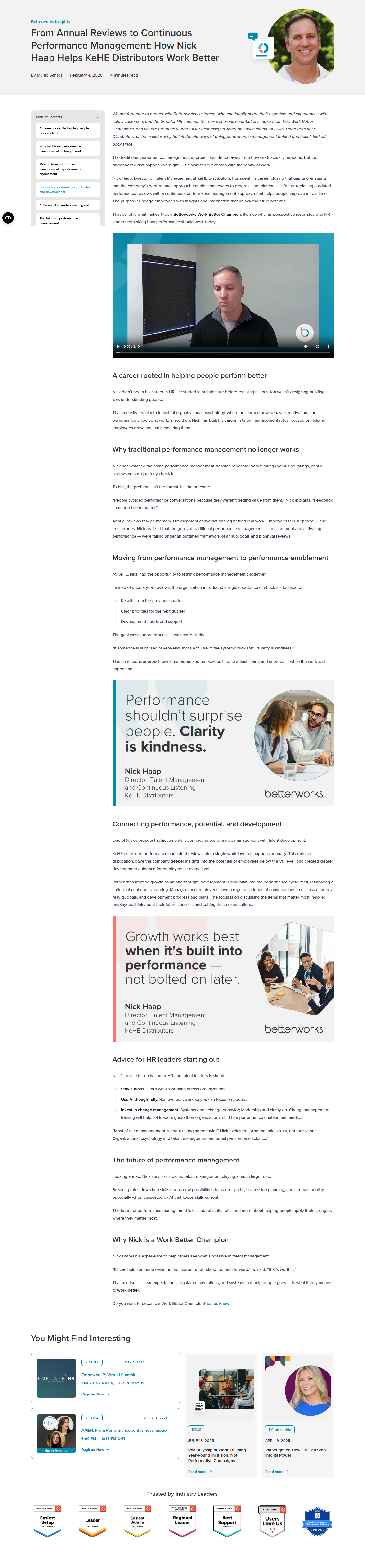 Blog Post @Betterworks