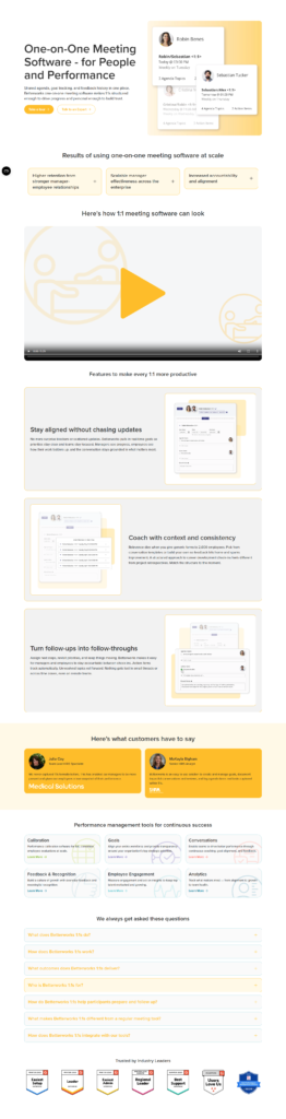 Product Page @Betterworks