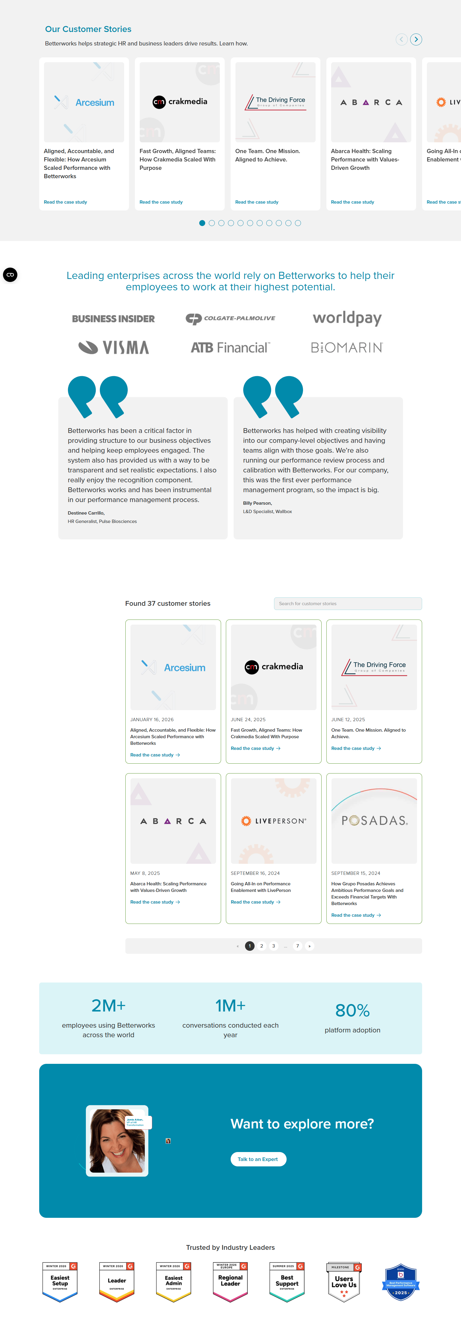 Case Study Index @Betterworks
