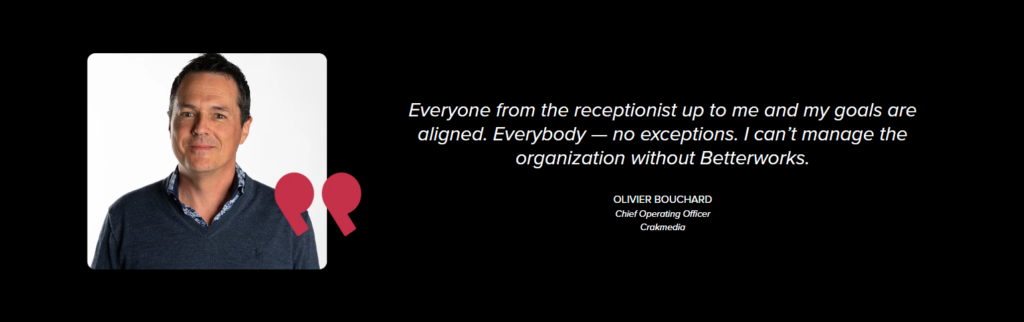 Testimonials Section @Betterworks