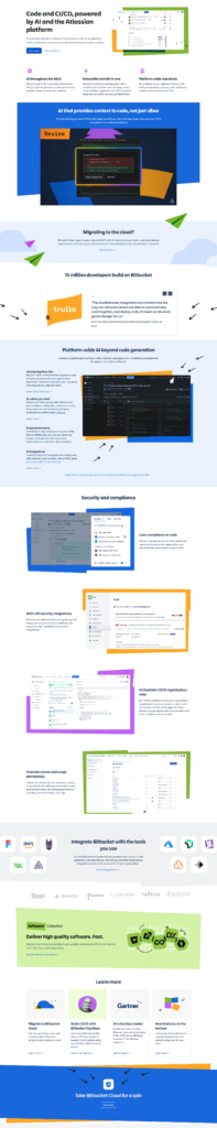 Landing Page @Bitbucket