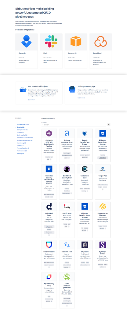Integrations @Bitbucket