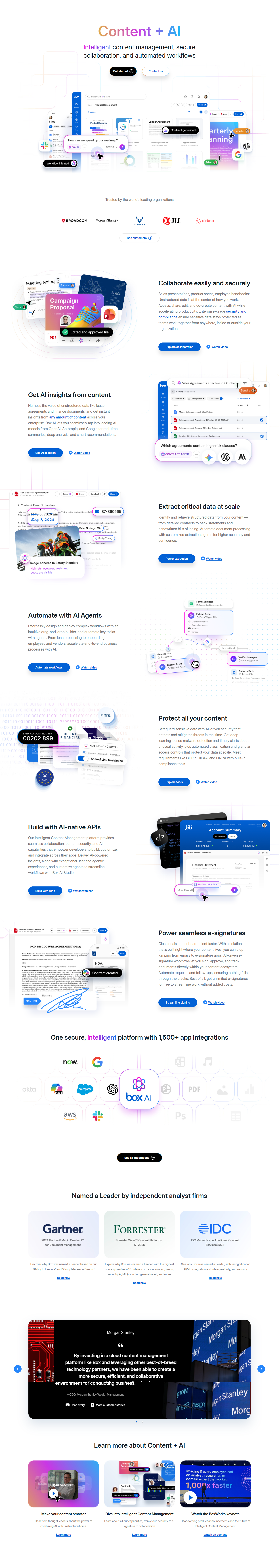 Landing Page @Box