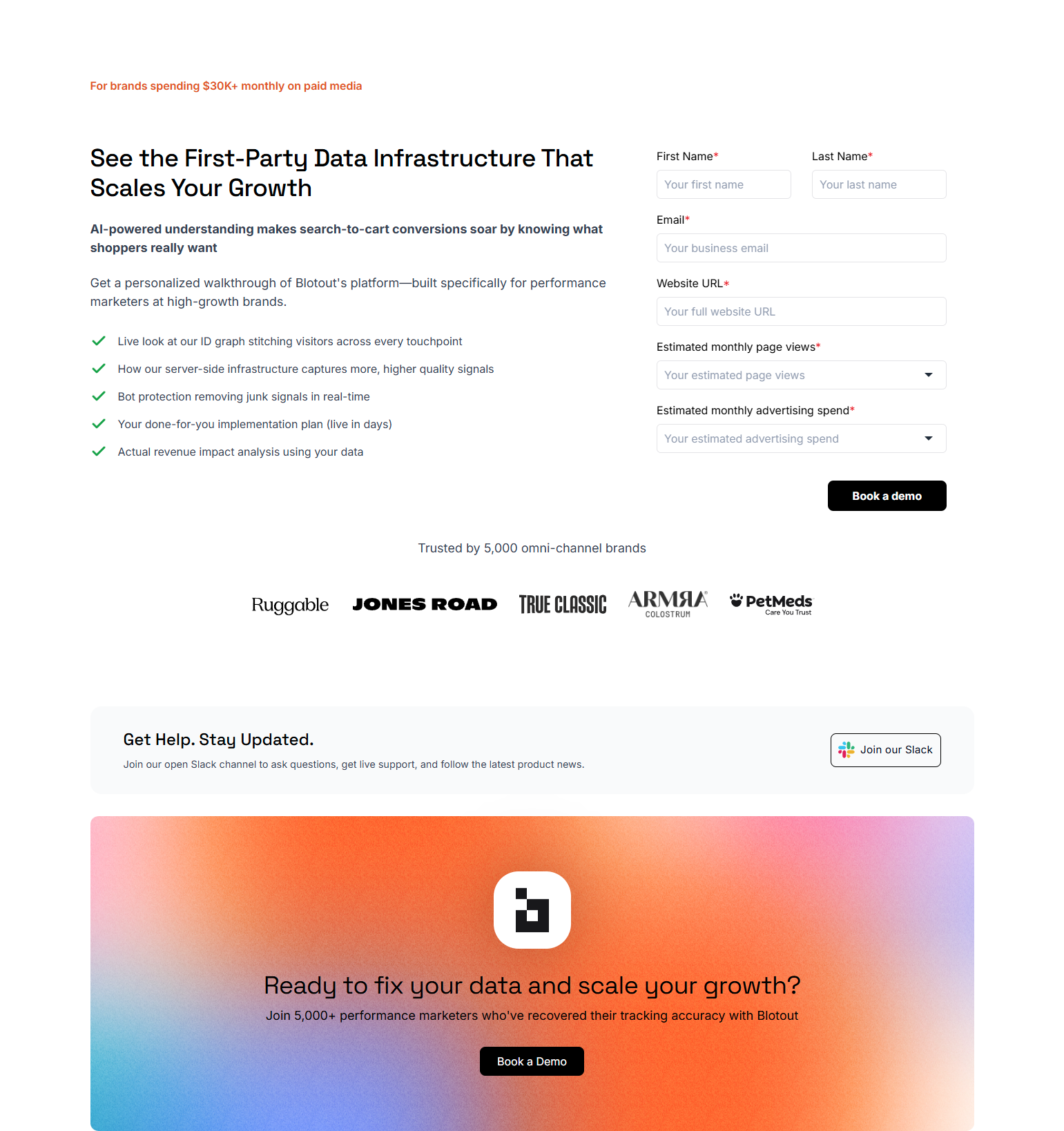 Contact Sales @Blotout