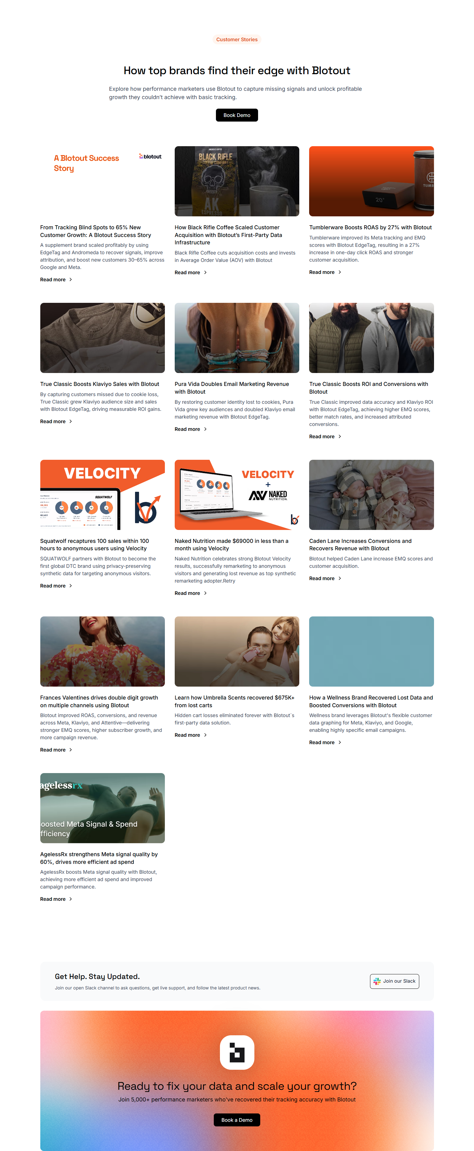 Case Study Index @Blotout