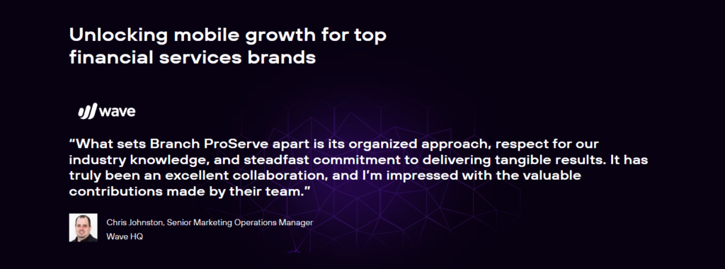 Testimonials Section @Branch