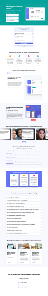 Features @Brightwheel