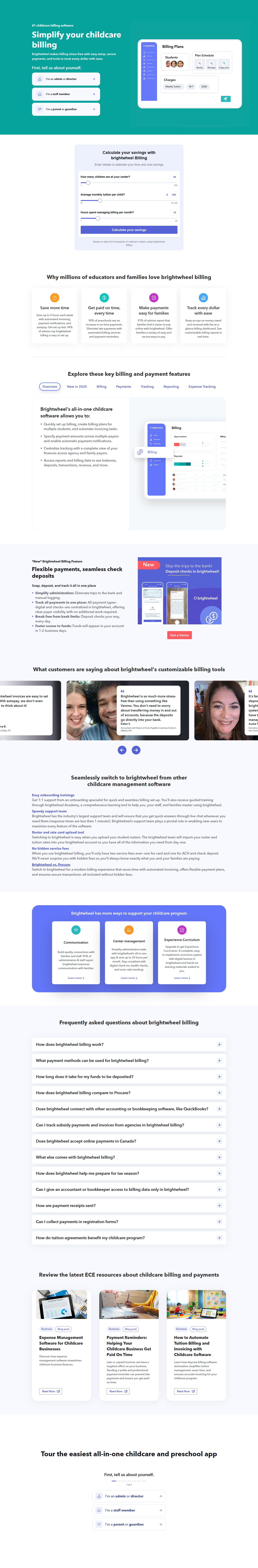 Features @Brightwheel