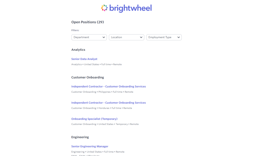 Careers @Brightwheel
