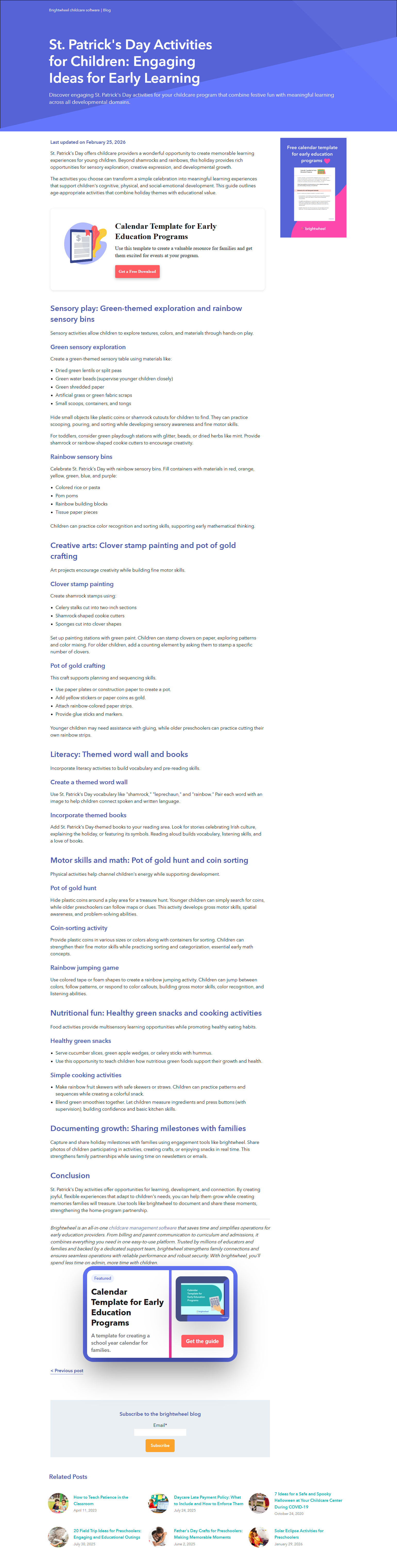 Blog Post @Brightwheel