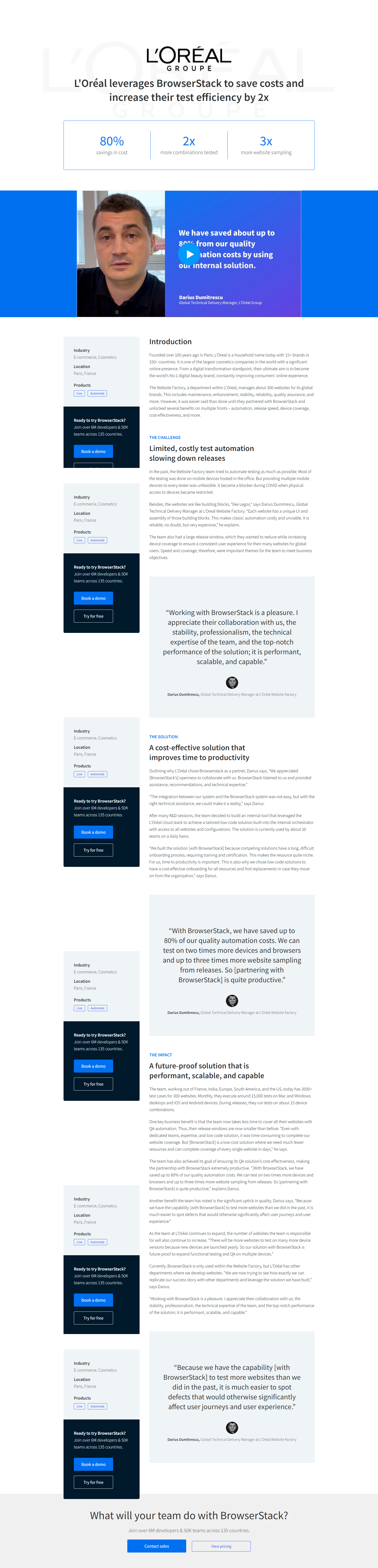 Case Study @BrowserStack