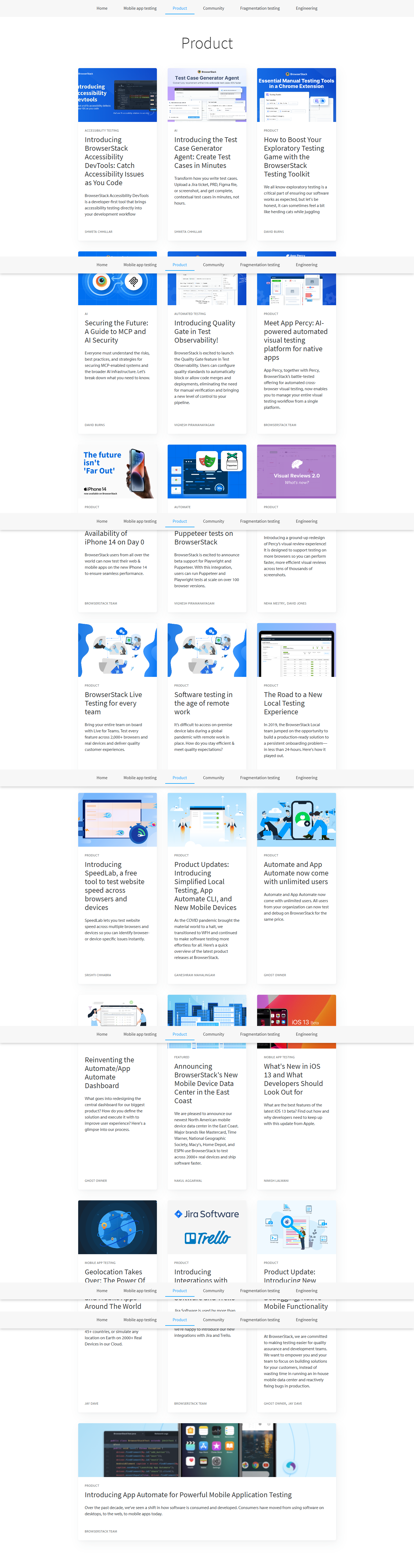 Blog Index @BrowserStack