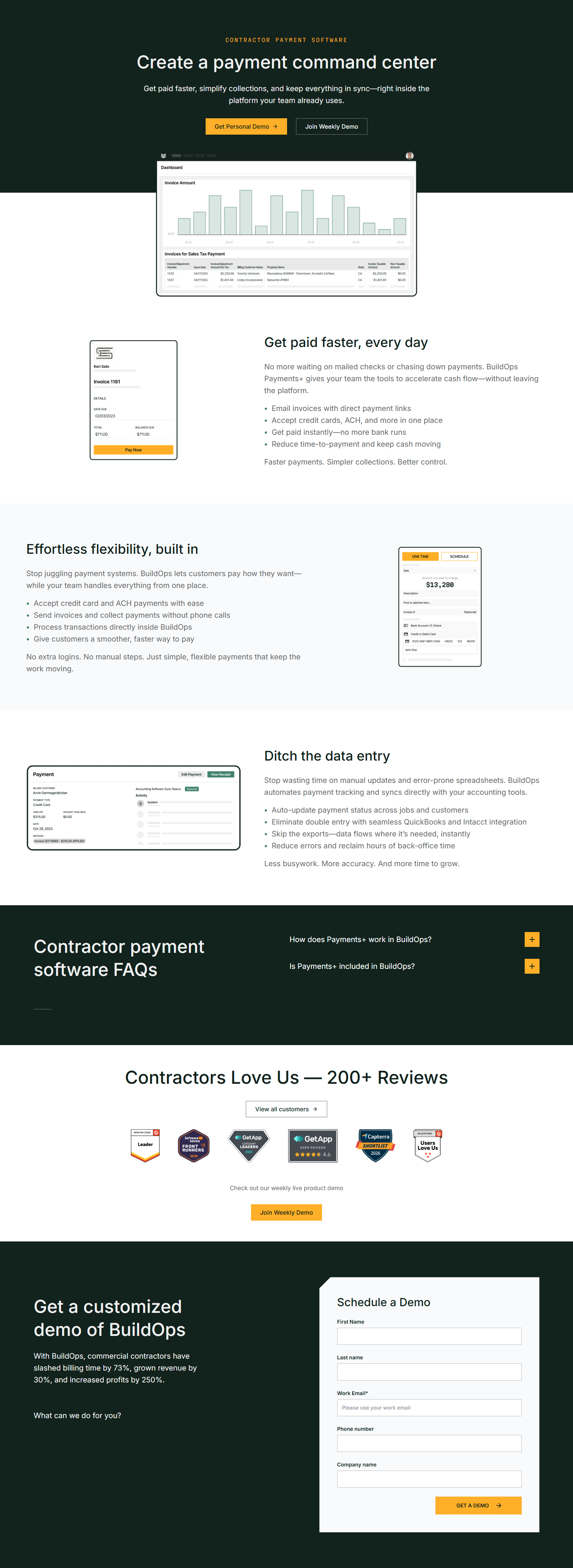 Product Page @BuildOps