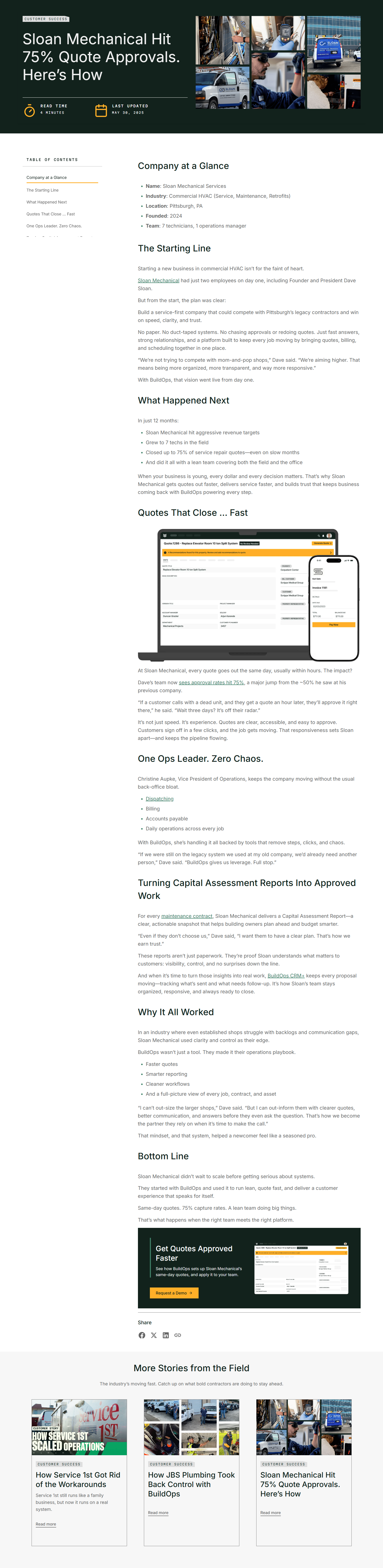 Case Study @BuildOps