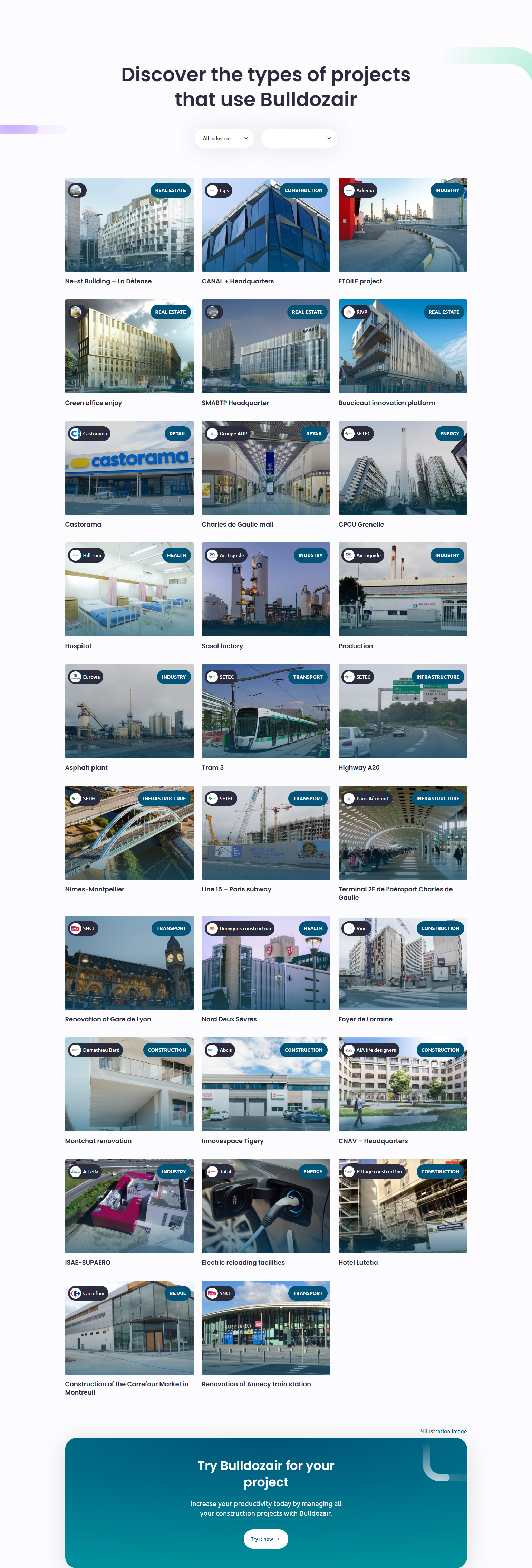 Case Study Index @BulldozAIR