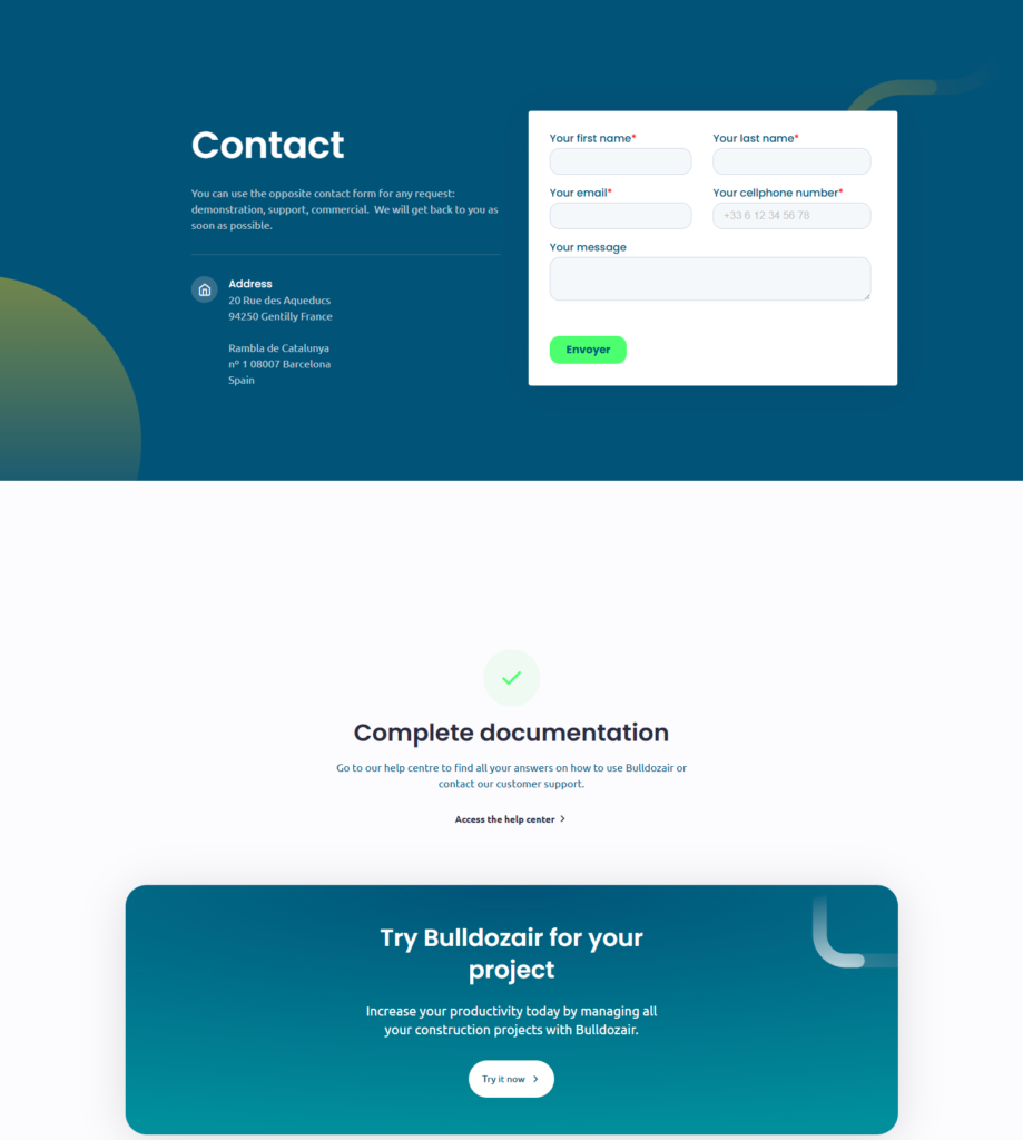 Contact Sales @BulldozAIR