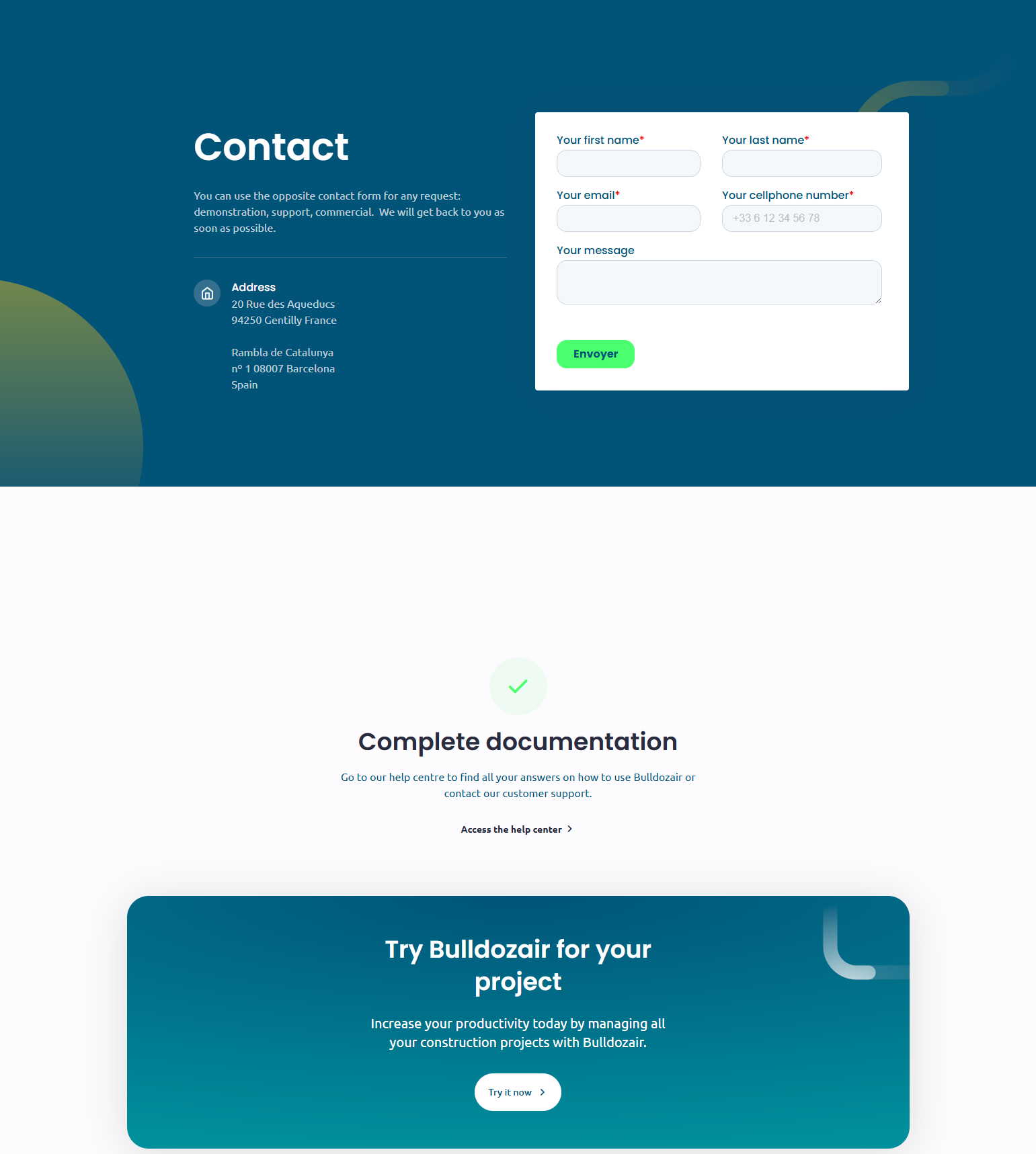 Contact Sales @BulldozAIR