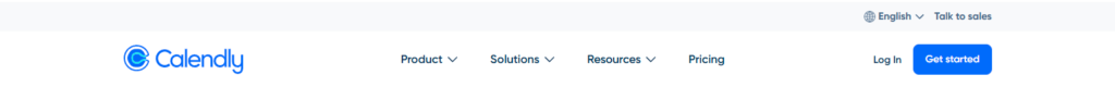Header @Calendly