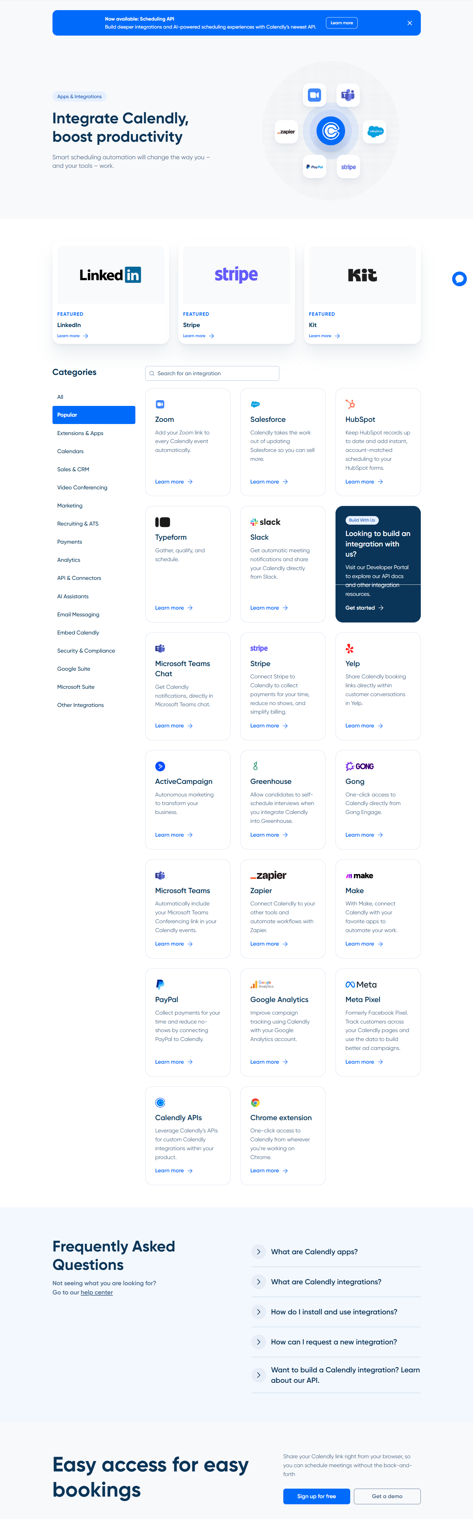 Integrations @Calendly